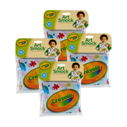 Crayola Art Smock, 12+ Months, Pack Of 4