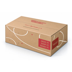 Office Depot® Brand Corrugated Shipping Box, Kraft, 18"L x 12"W x 10"H, Total Qty 1