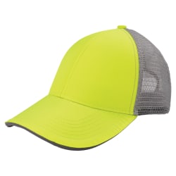 Ergodyne GloWear 8933 HiVis Snapback Hat, Lime Blank