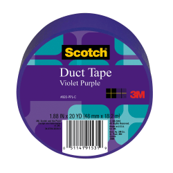 Scotch® Colored Duct Tape, 1 7/8" x 20 Yd., Purple