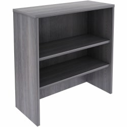 Lorell Essentials 2-shelf Stack-on Bookcase - 36"x15"x36" - 2 Shelve(s) - Material: Laminate, Metal - 69628