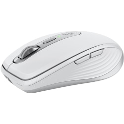 Logitech® MX Anywhere 3S Compact Wireless Mouse, 61% Recycled, Pale Gray, 910-006926
