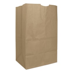 General Grocery Paper Bags, SQT, 13-7/16"H x 8-1/4"W x 6"D, Heavy Duty Kraft Brown, Pack Of 500 Bags