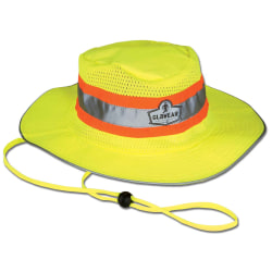 Ergodyne GloWear 8935 Hi-Vis Ranger Hat, 2X/3X, Lime