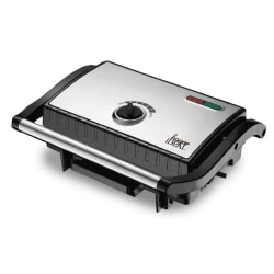 Cocina Criolla Small Flat Panini Maker, Black, Total Qty 1