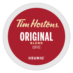 Tim Hortons® Single-Serve Coffee K-Cup® Pods, Original, Carton Of 24