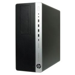 HP EliteDesk 800 G3 Refurbished Desktop PC, Intel® Core™ i7, 16GB Memory, 500GB Solid State Drive, Windows® 10 Pro, OD1-1324