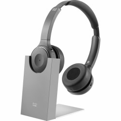 Cisco Headset 730 - Google Assistant, Cortana, Siri - Stereo - USB Type A, Mini-phone (3.5mm) - Wired/Wireless - Bluetooth - 213.3 ft - 32 Ohm - 20 Hz - 20 kHz - On-ear, Over-the-head - Binaural - Ear-cup