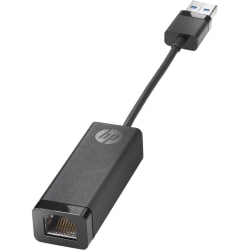 HP USB 3.0 to Gigabit RJ45 Adapter G2 - USB 3.0 Type A - 1 Port(s) - 1 - Twisted Pair - 10/100/1000Base-T - Portable, 4Z7Z7AA