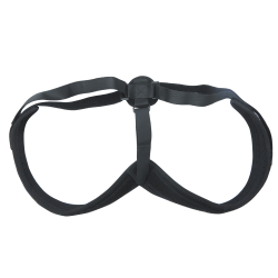Mind Reader Back Posture Corrector, 11.5"H x 4.25"W x 14"D, Black