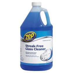 Zep® Streak-Free Glass Cleaner, 128 Oz Bottle