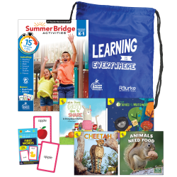 Carson Dellosa Summer Bridge Activities Summer Bridge Essentials Backpack, Kindergarten to Grade 1