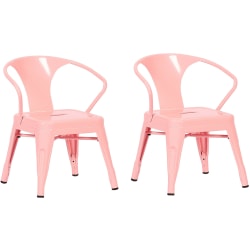 Ace Industrial Kid's Activity Chairs, Pink, Set Of 2 Chairs
