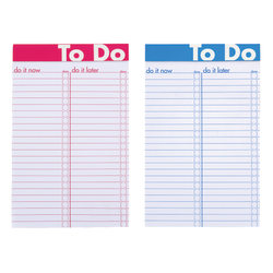 Office Depot® Brand Junior Legal To-Do Pad, 5" x 8", Specialty Ruled, 100 Pages (50 Sheets), Assorted Colors