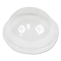 Boardwalk® PET Cold Cup Dome Lids For 16-24 Oz Cups, Clear, Carton Of 1,000 Lids