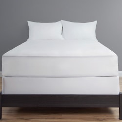HSM Protect Your Guest Box Spring Encasements, 5-Sided Lamination, Queen, White, Total Qty 10
