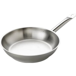 Hoffman Browne Steel Non-Stick Frying Pans, 8", Silver, Set Of 12 Pans