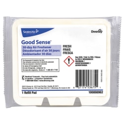 Diversey™ Good Sense® 30-Day Air Fresheners, Fresh Scent, 0.67 Oz, Pack of 12 Air Fresheners