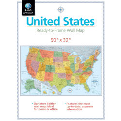 Rand McNally Paper Signature U.S. Folded Wall Map