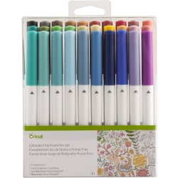 Cricut Ultimate Fine Point Pen Set, Assorted Colors, Pack Of 30 Pens