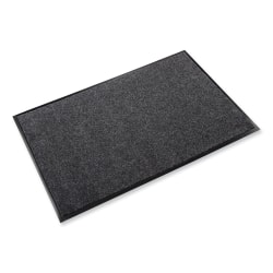 Crown EcoStep Wiper Mat EcoStep Mat, 24 x 36, Charcoal