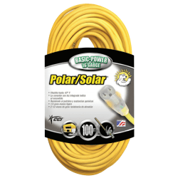 Southwire Polar/Solar® Extension Cord, 100', Yellow, 172-01289