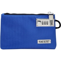 Vaultz Accessories Pouch, 5" x 8", Classic Blue