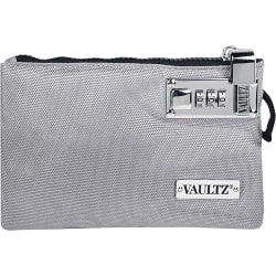 Vaultz Accessories Pouch, 5" x 8", Gray