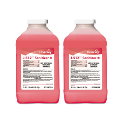 Diversey™ J-512TM/MC Sanitizer, Quaternary Scent, 84.5 Oz Bottle, Case Of 2