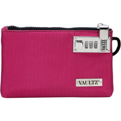 Vaultz Accessories Pouch, 7" x 10", Berry