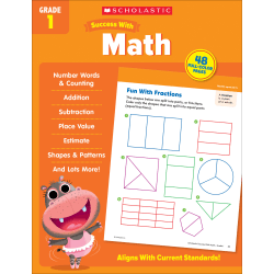 Scholastic Success With Math Workbook, Grade 1