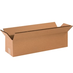 Partners Brand Double-Wall Heavy-Duty Corrugated Cartons, 24" x 6" x 6", Kraft, Box Of 15