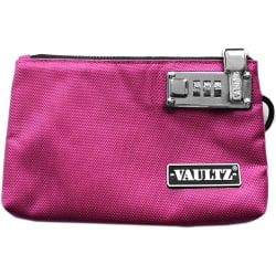 Vaultz Accessories Pouch, 7" x 10", Pink