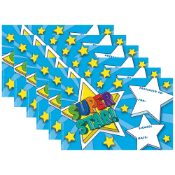 Eureka Recognition Award, Super Star, 36 Per Pack, Set Of 6 Packs
