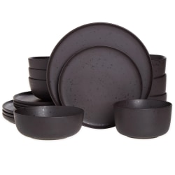 Studio 3B Mio 16-Piece Stoneware Dinnerware Set, Pepper