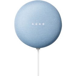 Google™ Nest Mini Smart Home Speaker, Google Assistant Supported, Blue Sky