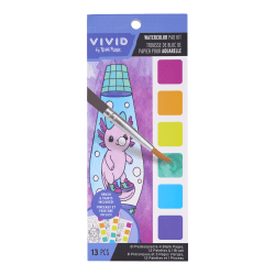 Vivid by Brea Reese Watercolor Bookmark Pad Kit, Lava Lamp, Total Qty 1