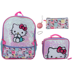 Accessory Innovations Hello Kitty 5-Piece Backpack Set, Pink