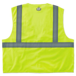 Ergodyne GloWear Safety Vest, Polyester Mesh, Type-R Class 2, 4X/5X, Lime, 8210Z