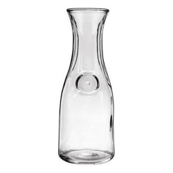 Anchor Hocking Glass Carafes, 34 Oz, Clear, Set Of 12 Carafes