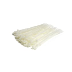 StarTech.com 6in Nylon Cable Ties - Pkg of 100 - Cable tie - 4.8 in (pack of 100) - for P/N: N6PATCH100BK, N6PATCH35BK, N6PATCH35BL, N6PATCH5BK, N6PATCH5GR, N6PATCH75YL, RKLCDBKT