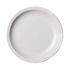 Cambro Camwear Round Dinnerware Plates, 5-1/2", White, Set Of 48 Plates