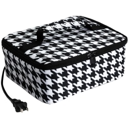 HOTLOGIC Portable Personal Mini Oven, Houndstooth