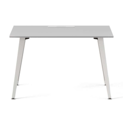 Branch Furniture Office Desk, 48" x 24", Fog/White