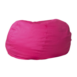 Flash Furniture Oversized Bean Bag Chair For Kids And Adults, Hot Pink