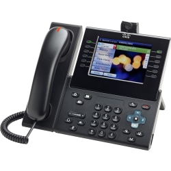 Cisco Unified 9971 IP Phone - Desktop - Charcoal Gray - 6 x Total Line - VoIP - IEEE 802.11a/b/g - Caller ID - SpeakerphoneUnified Communications Manager, Enhanced User Connect License - 2 x Network (RJ-45) - USB - PoE Ports - Color