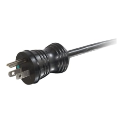 C2G 2ft 18 AWG Hospital Grade Power Cord (NEMA 5-15P to IEC320C13) - Black - Power cable - IEC 60320 C13 to NEMA 5-15 (M) - 2 ft - black