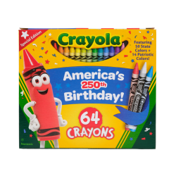 Crayola 64 ct. Crayons - America's 250th Birthday Special Edition