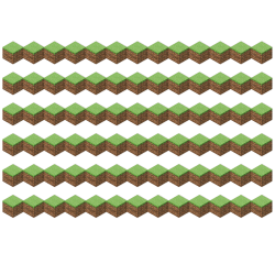 Eureka Extra Wide Deco Trim Packs, 37’ x 3-1/4", Minecraft Die-Cut Blocks, Set Of 6 Packs