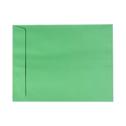 LUX Open-End 9" x 12" Envelopes, Gummed Seal, Holiday Green, Pack Of 250